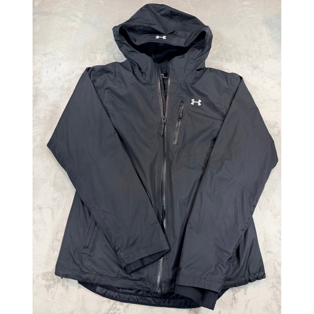 Under Armour Women Jacket Stormproof ColdGear 3-in-1 Hooded Black Large
